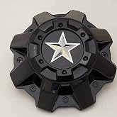4pcs Glossy Black Wheel Center Cap Hub Cap ER038 ForDFD Wheels Texas Lone Star