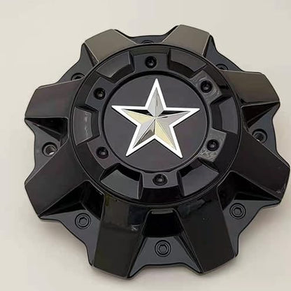 4pcs Glossy Black Wheel Center Cap Hub Cap ER038 ForDFD Wheels Texas Lone Star