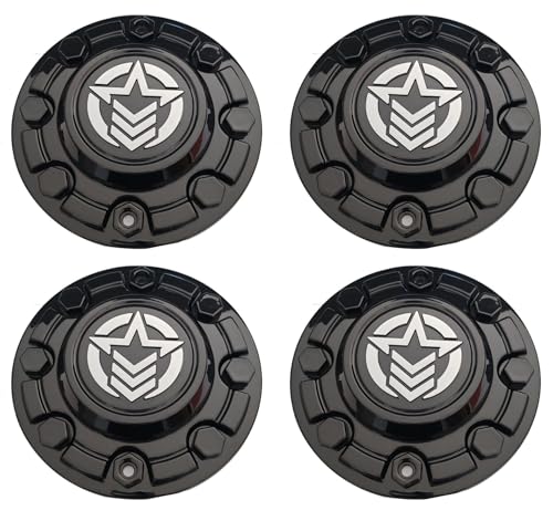 4Pcs Wheel Center Cap Hub Cover 2160L226 Gloss Black Anthem Offroad