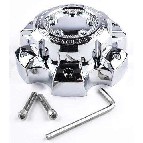 Ultra Motorsports Chrome Custom Wheel Center Cap Set of 2 Pn: 89-9865