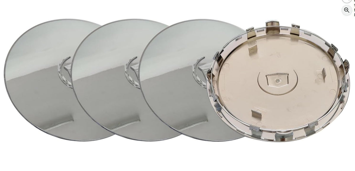 4PCS Wheel Center Cap 9593488 9594262 9597188 for Deville DTS Hearse Limousine Chrome