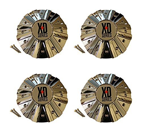 4 x KMC XD Series 778 Monster Chrome Wheel Rim Center Cap 846L215