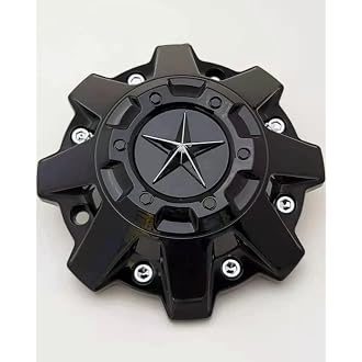 1pc Glossy Black Wheel Center Cap Hub Cap ER038 ForDFD Wheels Texas Lone Star ER