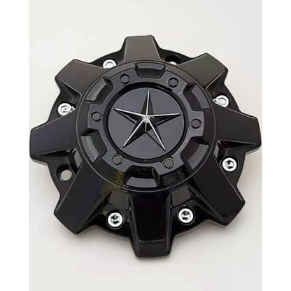 1pc Glossy Black Wheel Center Cap Hub Cap ER038 ForDFD Wheels Texas Lone Star ER