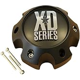 Wheel Center Cap KMC XD Series Rockstar Wheel Hub Cap 775L239B Dually Matte Blac