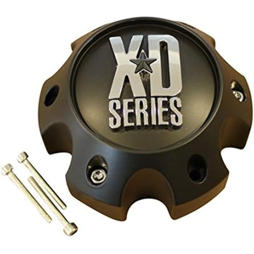 Wheel Center Cap KMC XD Series Rockstar Wheel Hub Cap 775L239B Dually Matte Blac