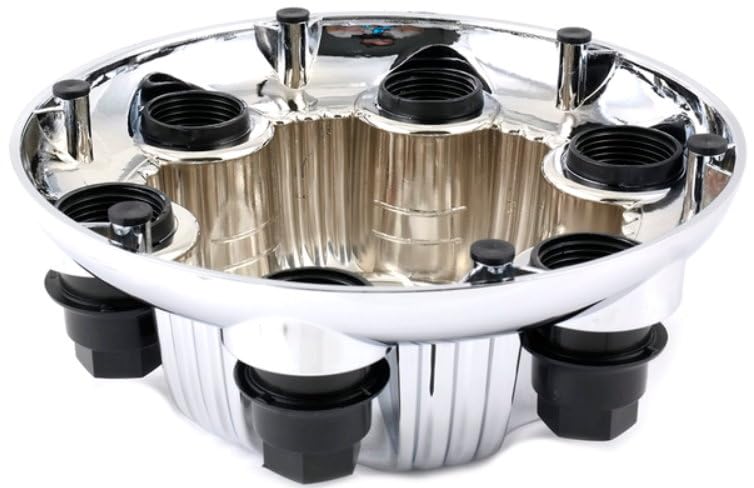 4PCS Car Chrome Wheel Cap Hub Cover 6 Lug Compatible with Safari, Sierra 1500, Savana, Yukon 9596662, 20941992 G006
