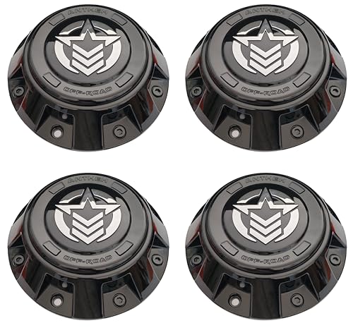 4Pcs Wheel Center Cap Hub Cover 1856L213H Gloss Black Anthem Off-Road