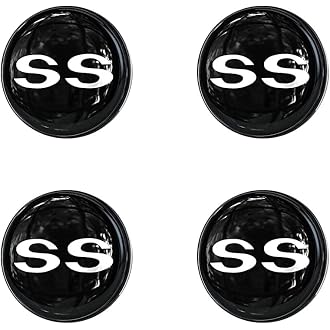 4pcs SS Wheel Center Hub Cap Emblem for Camaro Sticker Decal 2.5" /64MM (Not Thi