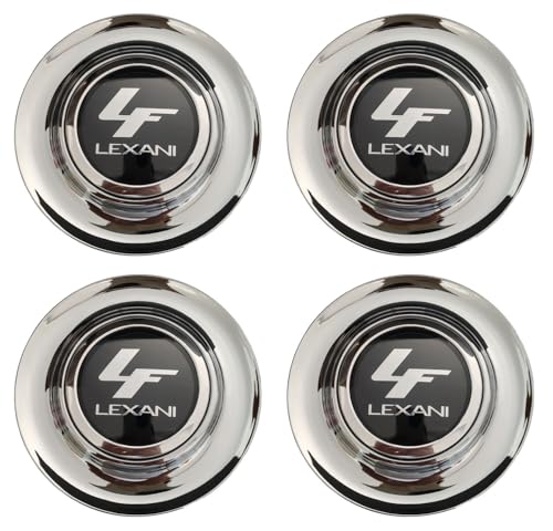 4Pcs Spin Floating Wheel Center Cap Hub Cover 103334-10 Chrome Lexani Wheels 3613 / G224-XF