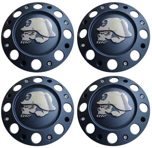 Matte Black Wheel Center Cap Hub Cap 8113CAP1, 711368100-CAP, 4PC