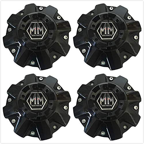 Zizii 4X Set Glossy Black Mayhem Wheels C108010C01 C806803-2CAP 806804CB7 C108010MB01 Wheel Hub Center Cap