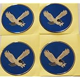4pcs Eagle ALLOYS Wheel Center Hub Cap Emblem Sticker Decal 2.80" /71MM (Not Thi