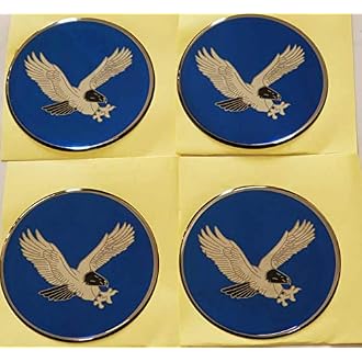 4pcs Eagle ALLOYS Wheel Center Hub Cap Emblem Sticker Decal 2.80" /71MM (Not Thi