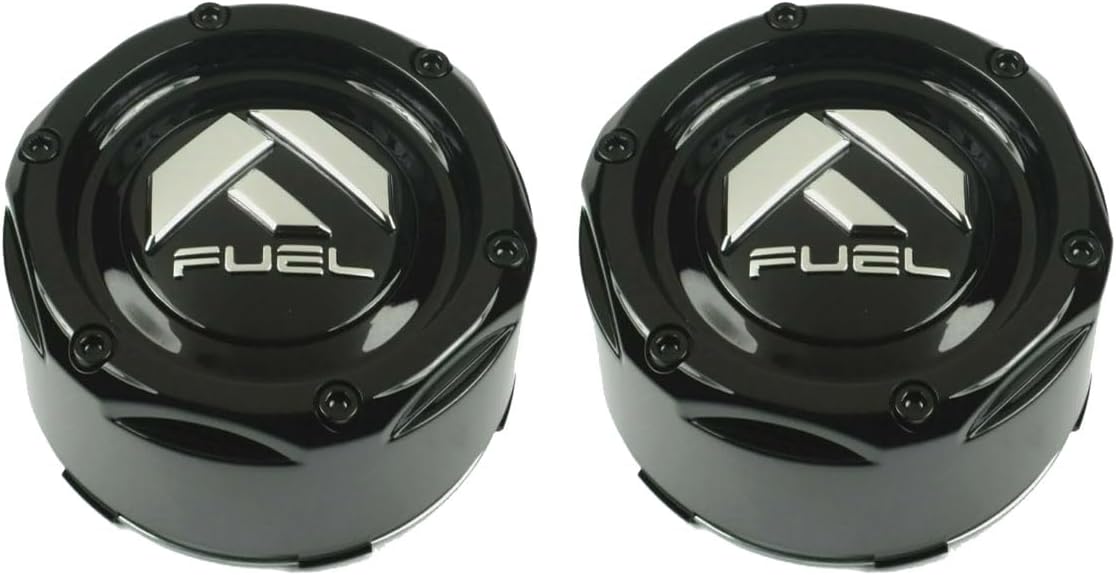Gloss Black Wheel Center Cap for Fuel 1003-49 2PCS