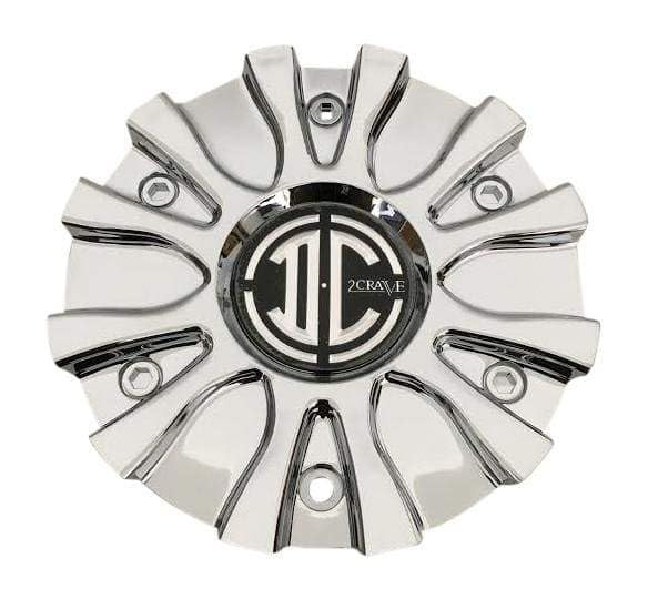 Wheel Center Hub Cap 2 Crave Wheels Chrome Cap # C608201CAP