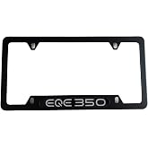 1pc Car 350Z License Plate Frame Cover Holder Porotector Black Stainless Steel