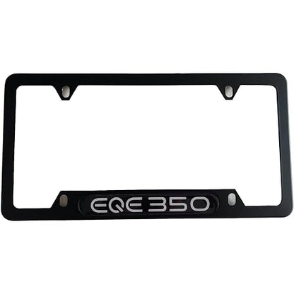 1pc Car 350Z License Plate Frame Cover Holder Porotector Black Stainless Steel