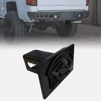 Grim Reaper Death Metal Trailer Hitch Cover for 2'' Towing Rear Receiver Plug Cover SUV Pickup Trucks