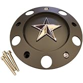 Wheel Center Cap KMC XD Series Rockstar Wheel Hub Cap 775L239B Dually Matte Blac