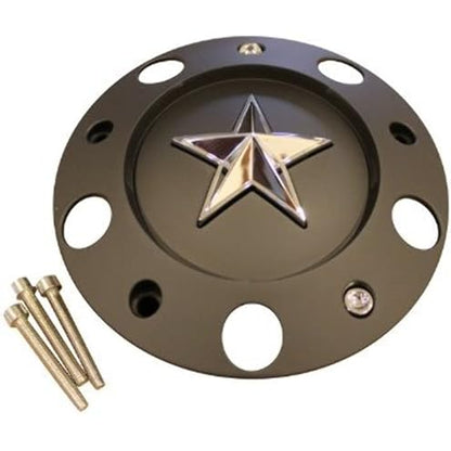 Wheel Center Cap KMC XD Series Rockstar Wheel Hub Cap 775L239B Dually Matte Blac
