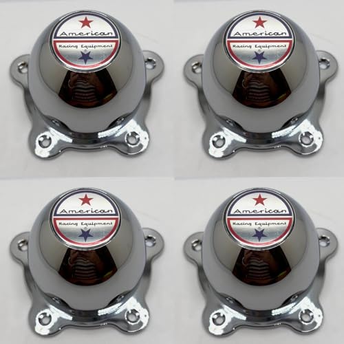 Set of 4 American Racing Equipment Chrome Wheel Center Cap 1055001 F112-08