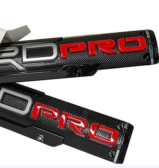 2PCS PRO Off Road Emblem Badge Side Tailgate Nameplate (T-R-D-PRO)