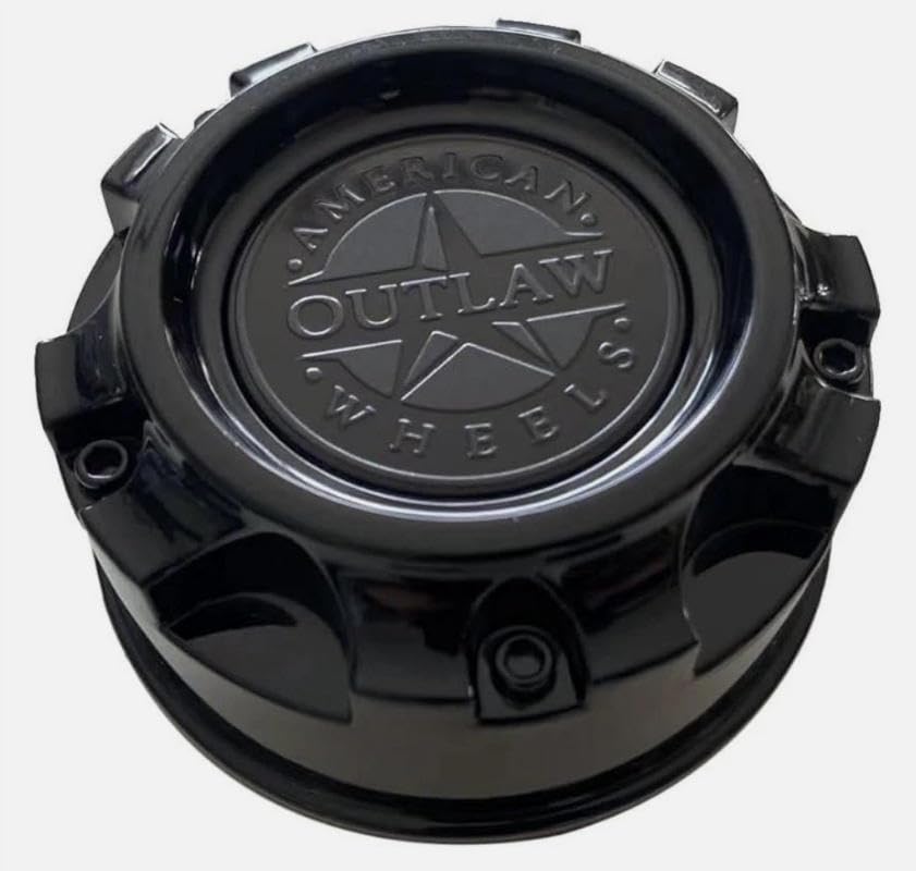 American Outlaw Gloss Black Wheel Rim Hub Cover Center Cap 894