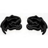 Set of 2 Custom Super Dinosaur Head Side Tailgate TRX Hell T-Rex Emblem Badges f