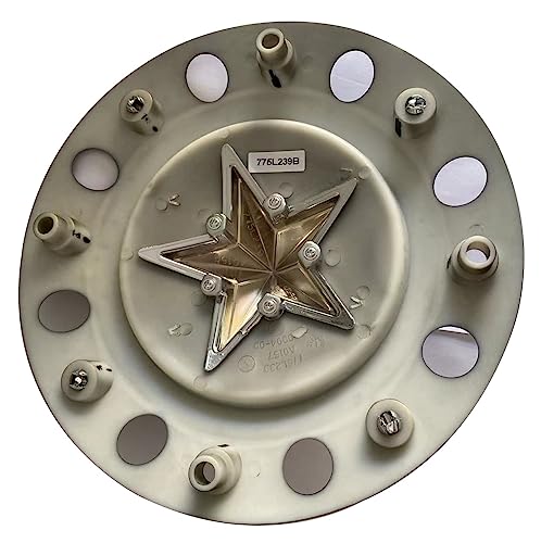 Wheel Hub Cap 1000775 Matte Black KMC XD Series Rockstar Wheel Center Cap 4PCS