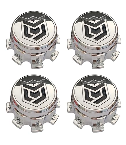 4Pcs Wheel Center caps C-721 Chrome Dropstars TIS CAP-TDR2-C19 Rear DRW Hub Cap