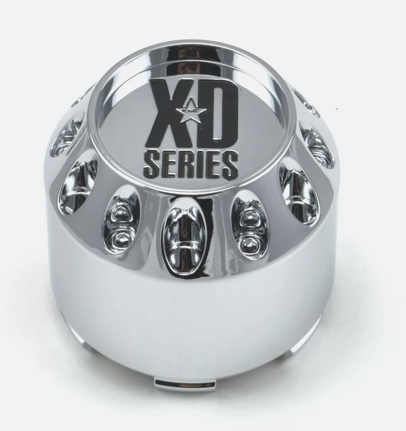 1Pc Whee Center Cap XD Series Chrome Snap in Wheel Center Cap 464K75 Silver