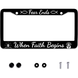 2pcs Car Palm Tree Tropical Life is Good at Beach License Plate Frame Cover Hold
