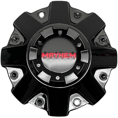 Mayhem Wheels Black Center Cap with 2 mounting Screws Bolt C108040B01 81222090F-