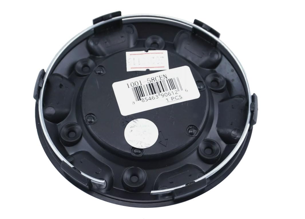 4Pcs Wheel Hub Cap Center Caps for Fuel Black Red 1001-58