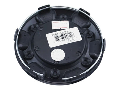 4Pcs Wheel Hub Cap Center Caps for Fuel Black Red 1001-58