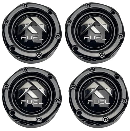 Gloss Black Wheel Center Cap for Fuel 1003-42 4PCS