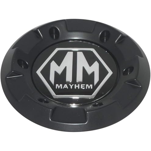 Mayhem Wheels Black Center Cap with 2 mounting Screws Bolt C108040B01 81222090F-