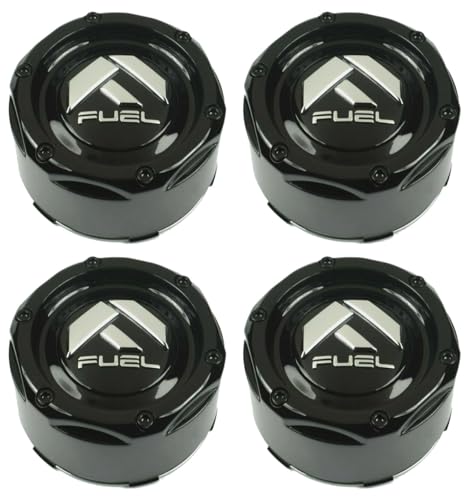 Gloss Black Wheel Center Cap for Fuel 1003-49 4PCS