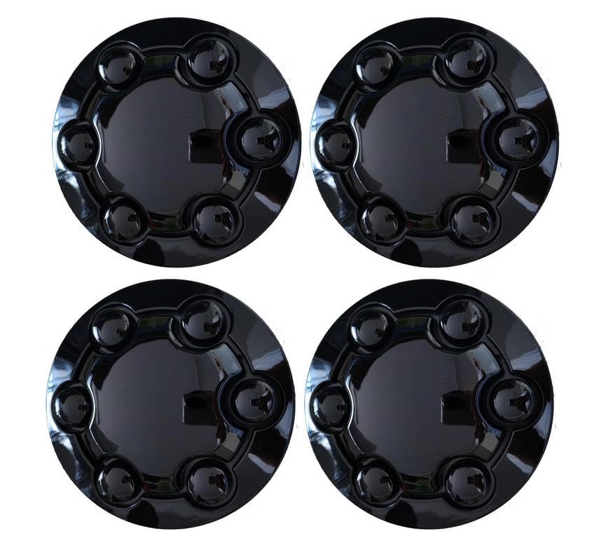 Black Wheel Hub Center Cap 52006104 for 1991-1996 Dodge Dakota Pickup Truck 4PCS