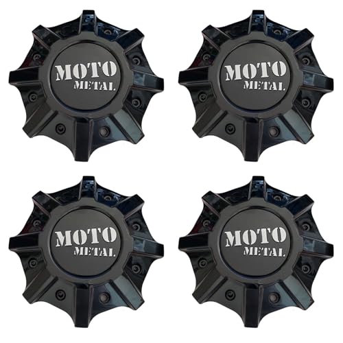 Gross Black Moto Custom Wheel Center CapT142L215-H39 4PCS