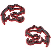 Set of 2 Custom Super Dinosaur Head Side Tailgate TRX Hell T-Rex Emblem Badges f