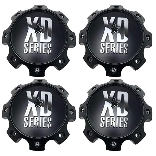 4PCS XD Series 1079L170SB-H42 1079L170-H42-1 Matte Black Center Cap