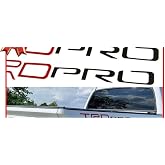 Set of 2 Custom Super Dinosaur Head Side Tailgate TRX Hell T-Rex Emblem Badges f