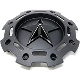 Wheel Center Cap KMC XD Series Rockstar Wheel Hub Cap 775L239B Dually Matte Blac