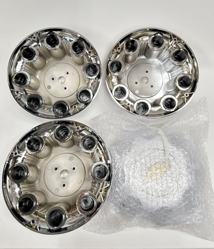 4PCs Wheel Caps Hubcaps Center Caps 8 Lug for Express Van Silverado 2500 3500 Wheel Rim Chrome #9597163