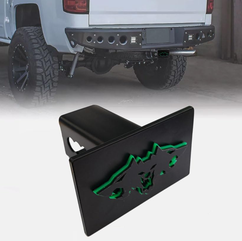 Metal Cyber Beast Trailer Hitch Cover for Cybertruck 2'' Towing Rear Receiver Plug Cover SUV Pickup Trucks