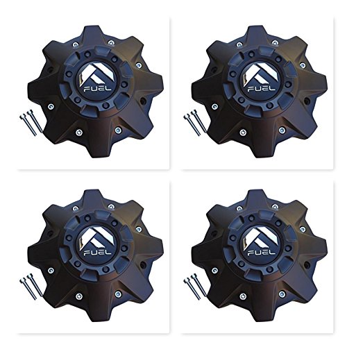 Fuel Offroad 4 Pack 8 Lug M-721BK04 1002-53-B-1 Black Center Cap Cap M-447 ST-MQ804-150
