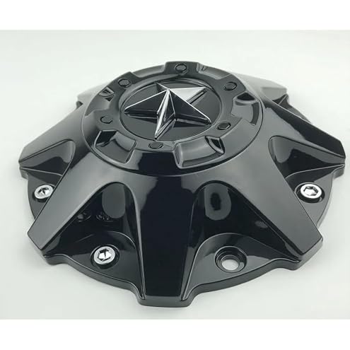 1pc Glossy Black Wheel Center Cap Hub Cap ER038 ForDFD Wheels Texas Lone Star ER