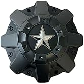 1pc Glossy Black Wheel Center Cap Hub Cap ER038 ForDFD Wheels Texas Lone Star ER